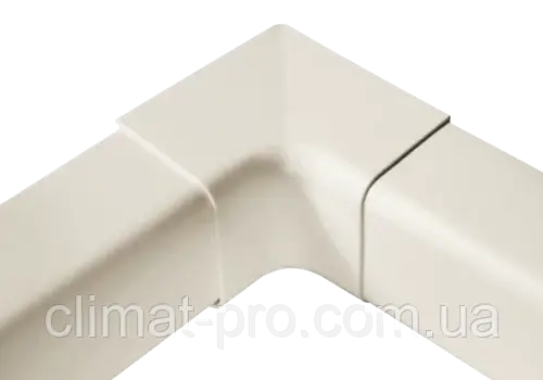 Коліно кутове 80-105° Canalsplit-W (Італія) 80х60, фото 1