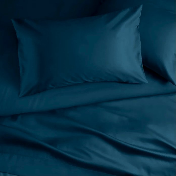 Простирадло 145х215см сатин Ярослав №14 морська хвиля, фото 1