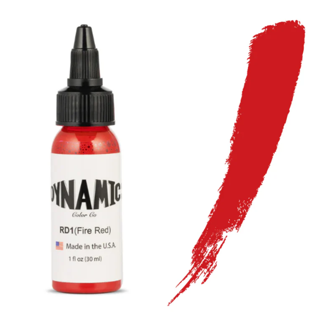 30 мл Тату-фарба Dynamic Fire Red