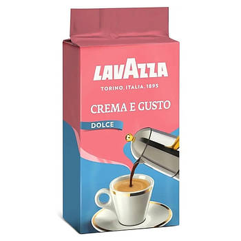 Кава Lavazza Crema&Gusto Dolce мелена 250 г (8000070037304)