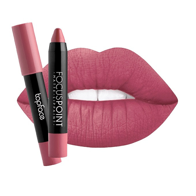 Помада-олівець для губ матова Topface Focus Point Matte Lippaint 02 тон 3,5г, фото 1