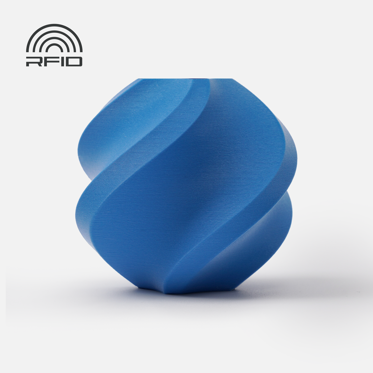 Пластик філамент для 3Д-друку Bambu Lab PLA Matte Marine Blue (11600), Reusable Spool, 1.75мм, 1кг, 315м, 190-230°C, Синій