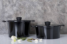 Кастрюля Zitrone Black 4.2 л Ringel Mega Stone 2108-24 RG