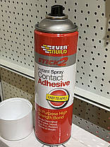 Клей-спрей Everbuild Spray Contact Adhesive, Потужний аерозольний контактний клей, 500 мл., фото 3