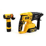 АКБ набір 2в1 DeWalt 36V (Перфоратор DCH133NT + Міні-болгарка DCG125N-18V) Набір 2в1 Деволт, фото 5