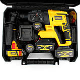 АКБ набір 2в1 DeWalt 36V (Перфоратор DCH133NT + Міні-болгарка DCG125N-18V) Набір 2в1 Деволт, фото 10