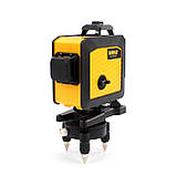 Акумуляторний лазерний рівень DeWalt DCLE34032N 4D 16 променів (24V, 5AH). АКБ нівелір Деволт, фото 4
