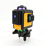 Акумуляторний лазерний рівень DeWalt DCLE34032N 4D 16 променів (24V, 5AH). АКБ нівелір Деволт, фото 7
