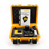 Акумуляторний лазерний рівень DeWalt DCLE34032N 4D 16 променів (24V, 5AH). АКБ нівелір Деволт, фото 10