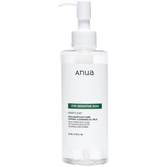 Гідрофільна олія для чутливої шкіри Anua Heartleaf Pore Control Cleansing Oil Mild 200 мл