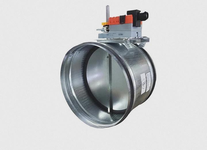 Клапан повітряний круглий з електроприводом C-KVK-315-М220(24)-S, фото 1