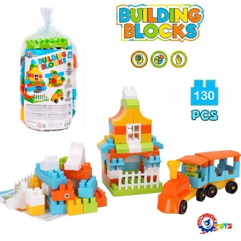 Конструктор 7501 "ТехноК" 130 деталей, в пакеті, фото 1