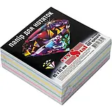 Папір для нотаток 85х85мм 400арк. мікс,5кольор."Crystal" №0612, фото 3