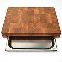 Торцева дошка з дуба 30x40 см з гастроємністю — міцна і зручна