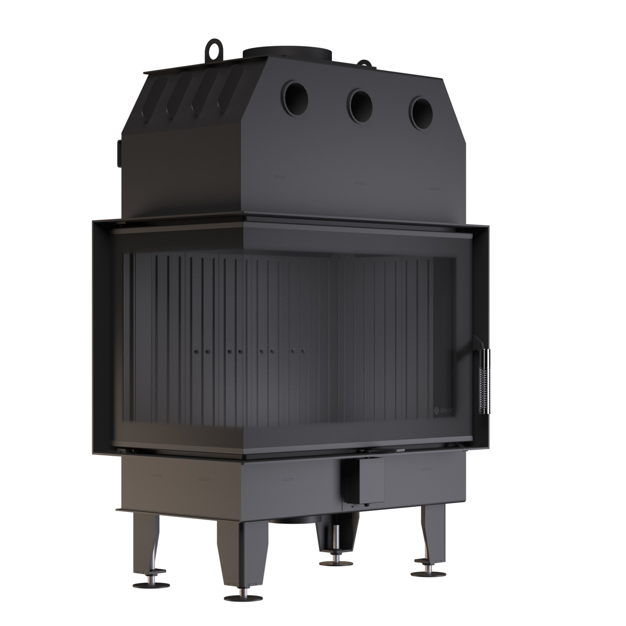 Камінна топка BOKAR 755047 L (15,2 kW ) black ceramatex, фото 1