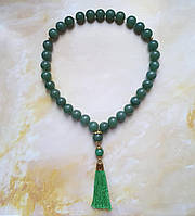 Чотки 33 намистини нефрит 12мм вага 92г