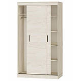 Шафа Купе 2-дверний Еверест Соната-120 120х60х217 см крафт білий, фото 5