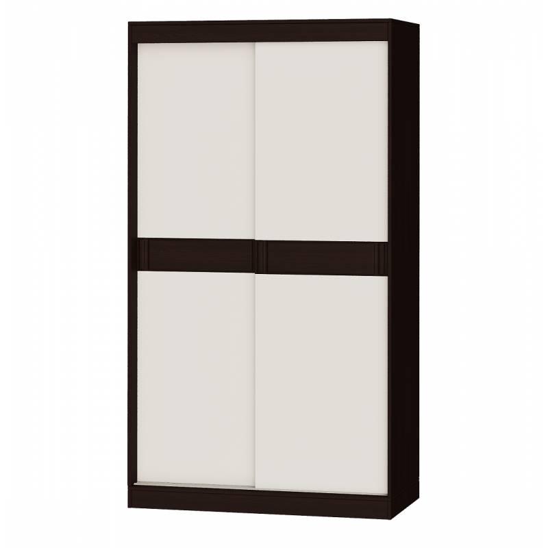 Шафа Купе 2-дверний Еверест Соната-120 120х60х217 см венге білий, фото 1