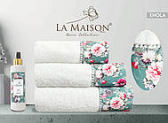 Подарунковий набір рушників La Maison, 3 шт. з ароматом Enola