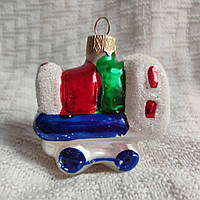 Ялинкова прикраса Паровозик