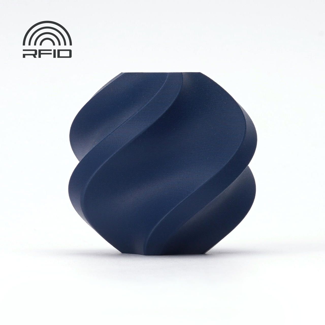 Пластик філамент для 3Д-друку Bambu Lab PLA Matte Dark Blue (11602), Reusable Spool, 1.75мм, 1кг, 315м, 190-230°C, Темно-Синій