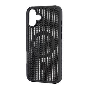 Чохол Silicone Cooling Сase with MagSafe iPhone 16 Black, фото 1