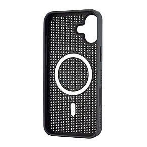 Чохол Silicone Cooling Сase with MagSafe iPhone 16 Black, фото 3