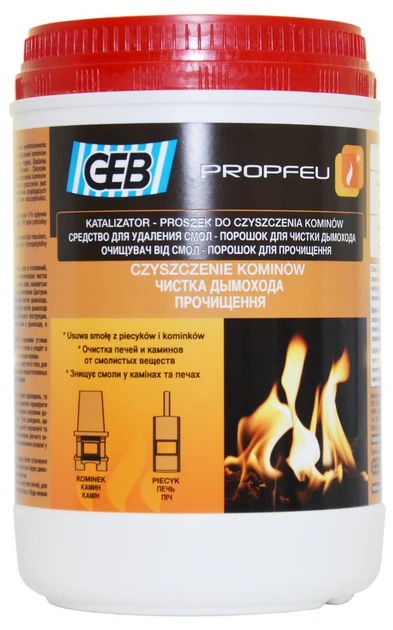 Порошок для чищення димоходів GEB Propfeu Poudre De Ramonage 0,9 кг, фото 1