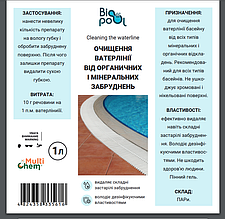 Очищення ватерлінії від органичних і мінеральних забруднень будь-якої складності Cleaning the waterline 1 л