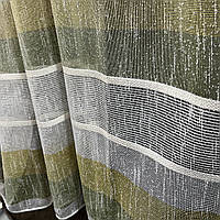 Готовий Турецький тюль з льону Розмір 300x270 Якісна гардина з льону