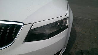 Skoda Octavia A7 (2013-2017) — Вії ABS пластик (під фарбуванням)