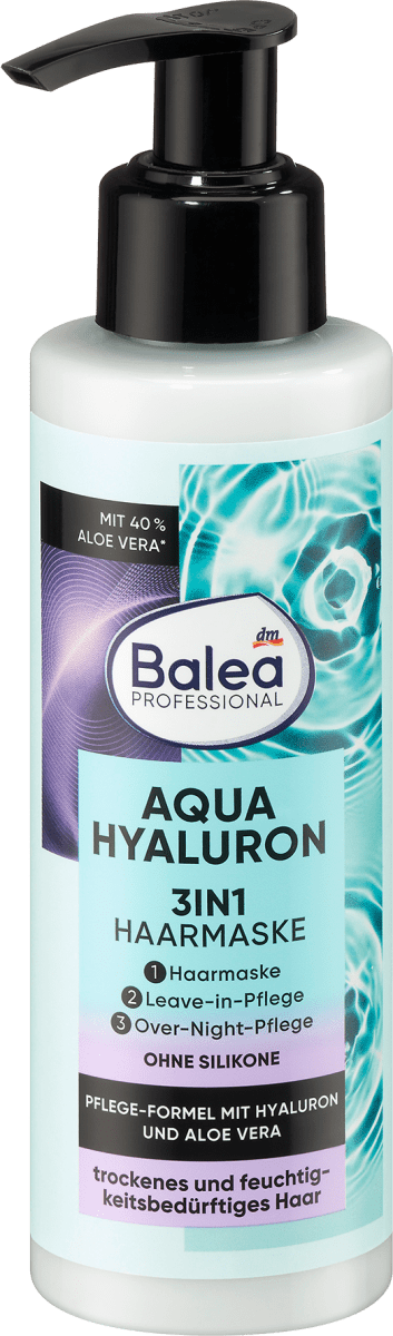 Маска для волосся Balea 3в1 Aqua Hyaluron, 150 мл