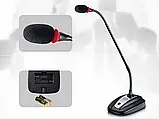 Бездротовий конференц-мікрофон MS-208W з живленням приймача USB, фото 4