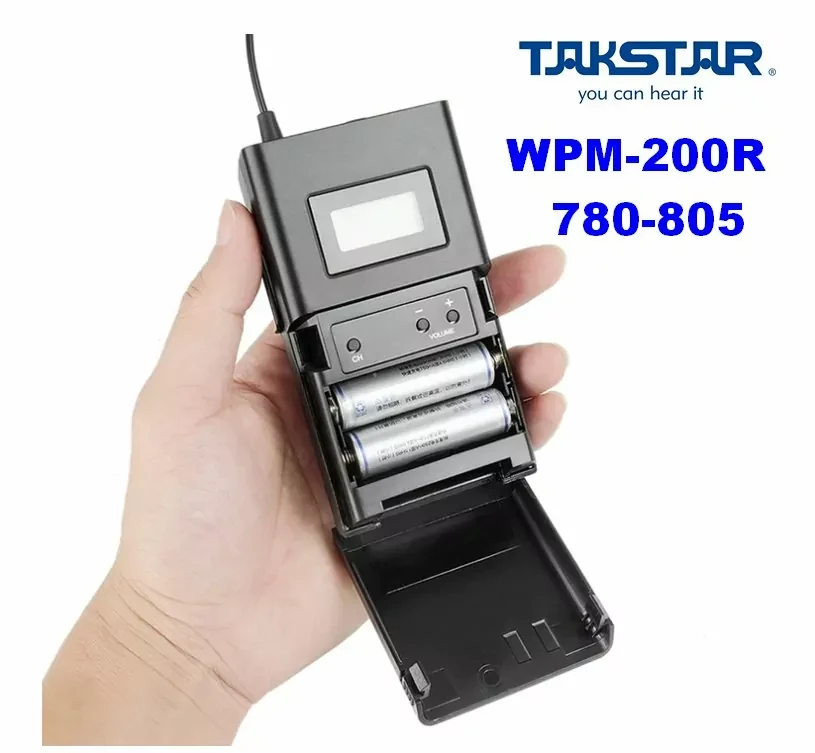Приймач для систем персонального моніторингу Takstar WPM-200R (780-805МГц), фото 1