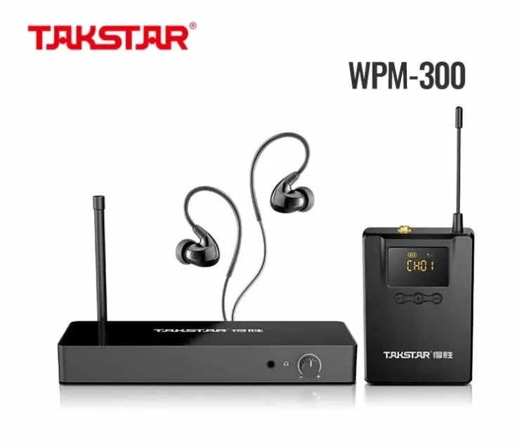 Система бездротового моніторингу Takstar WPM-300 Робоча частота: 520-600 МГц, фото 1
