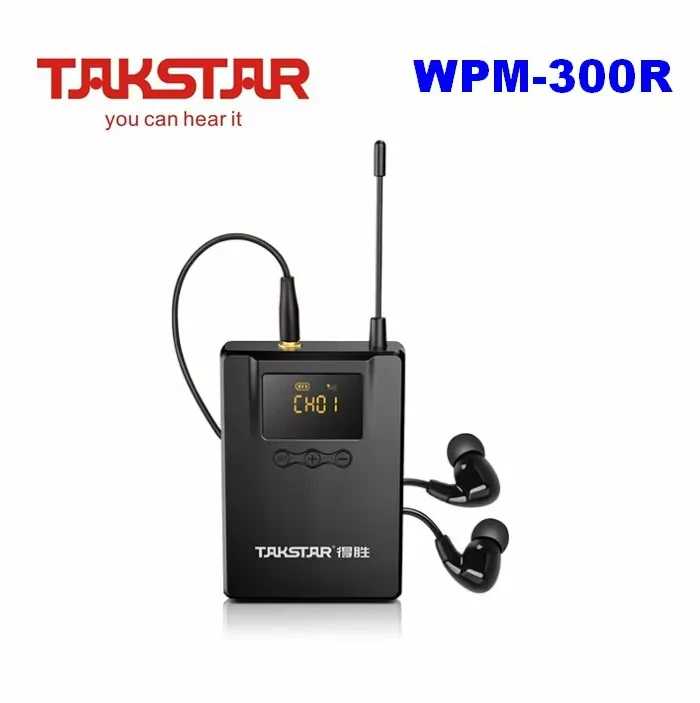 Приймач для систем персонального моніторингу Takstar WPM-300R (520-600МГц), фото 1