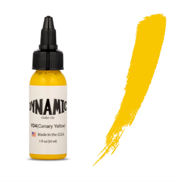 30 мл Тату-фарба Dynamic Canary Yellow, фото 1