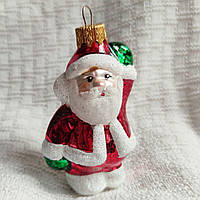 Формова скляна іграшка Дід Мороз