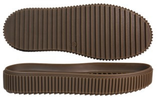 Підошва з гумового матеріалу для чоловічого взуття Блек-11 (Black), розмір: 40-45, Горіхового кольору, фото 1