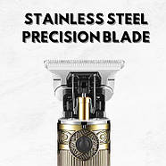 Акумуляторна машинка для стрижки волосся з дисплеєм VGR V-948 Тример для стрижки бороди та вусів, фото 3