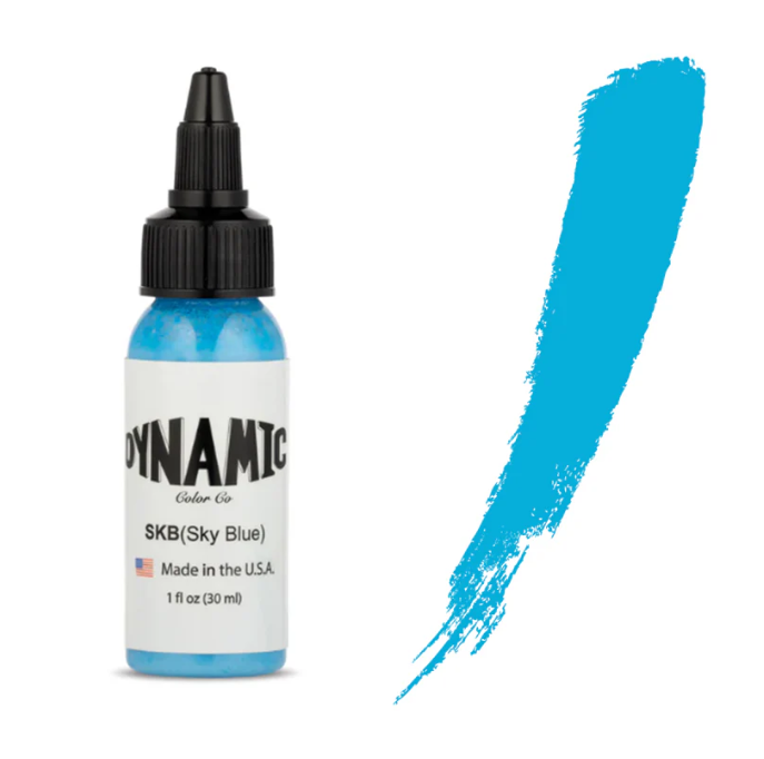 30 мл Тату-фарба Dynamic Sky Blue