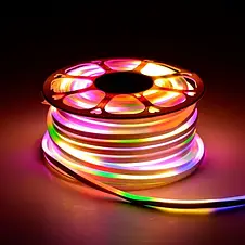 Гнучкий двухсторонній неон 100метрів Колір RGB, фото 4