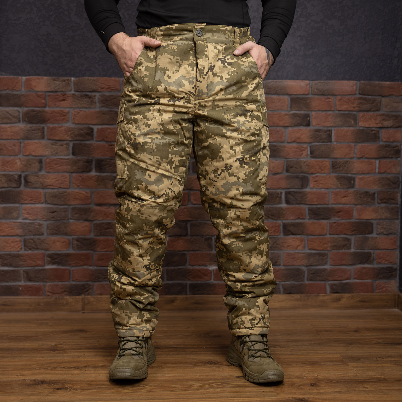 Штани зимові тактичні на омні-хіт (піксель) 4 кишені Patriot