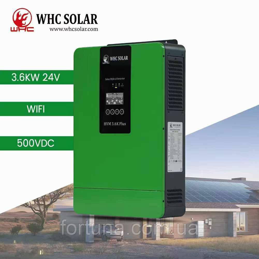 Гибридний сонячний інвертор WHC Solar з функцією MPPT HVM 3.6K Plus