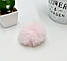 Помпон / 6 см / Еко хутро / З петелькою / Рожевий, фото 2