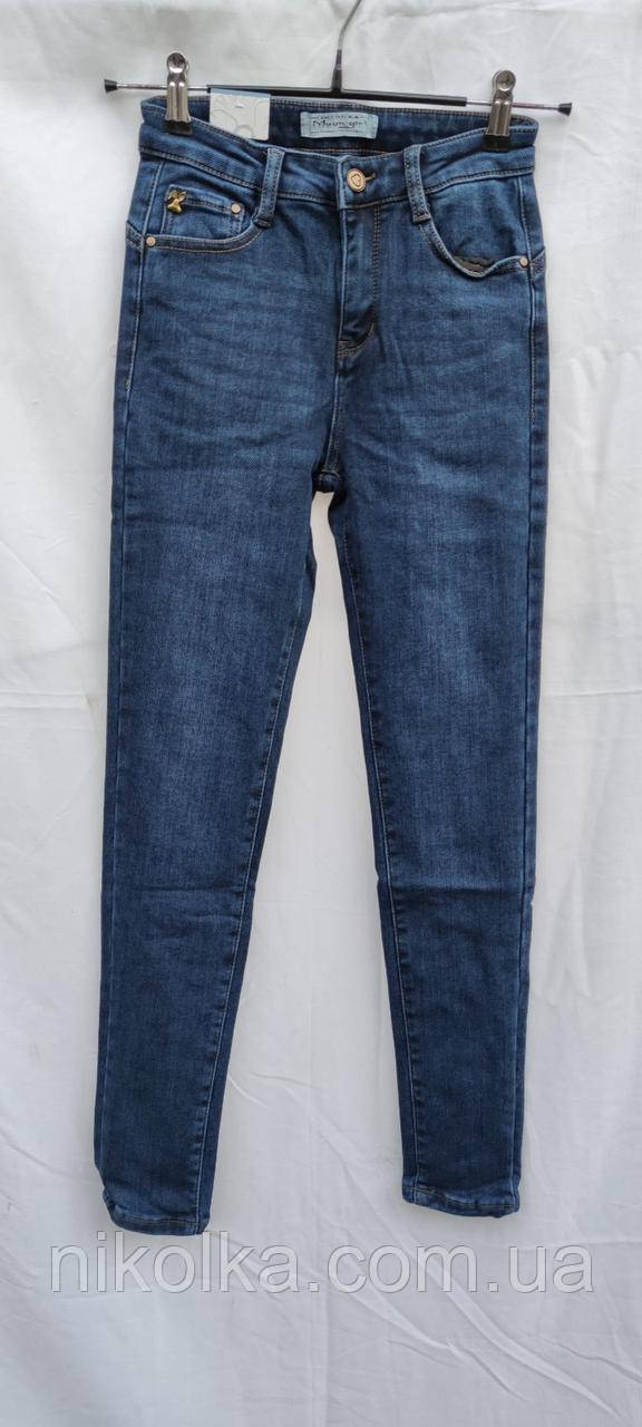 Джинси утеплені жіночі оптом, XS-XL рр., арт. Si-MZ7688, фото 1