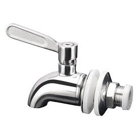 Кран з нержавіючої сталі для рукомийника, ємності Літолан, Європласт, Консенсус, Пласт БАК Так