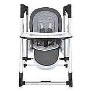 Стільчик-гойдалка 3в1 El Camino DEBUT ME 1102: для годування/шезлонг, 5 швидкостей, Bluetooth, таймер, пульт ДУ, екошкіра, фото 6