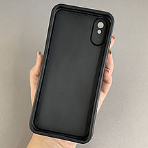 Чохол для Xiaomi Redmi 9A силіконовий чохол з великими бортиками на телефон сяомі редмі 9а чорний n5v, фото 3