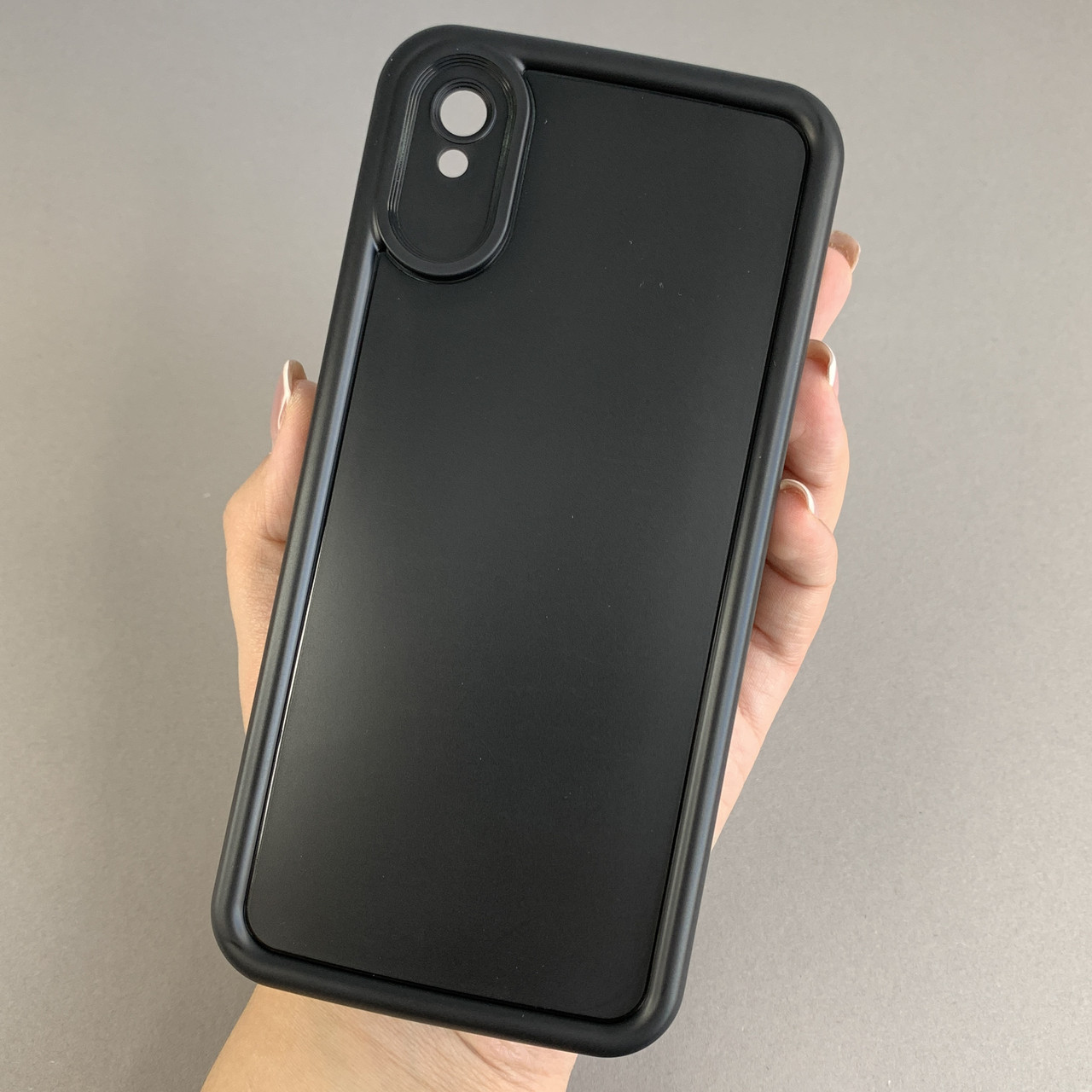 Чохол для Xiaomi Redmi 9A силіконовий чохол з великими бортиками на телефон сяомі редмі 9а чорний n5v